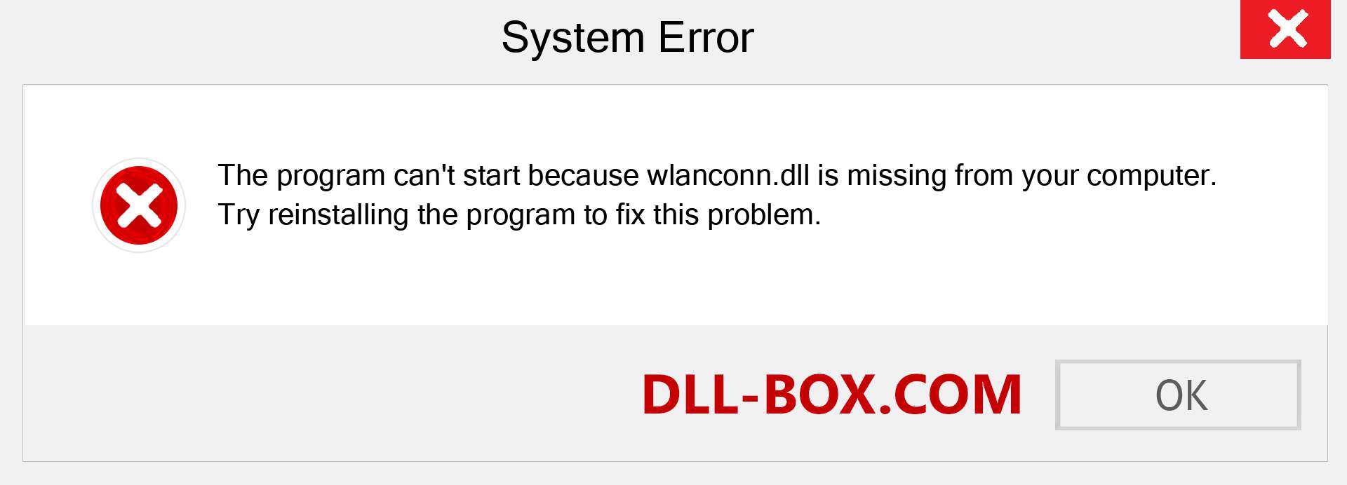  wlanconn.dll file is missing?. Download for Windows 7, 8, 10 - Fix  wlanconn dll Missing Error on Windows, photos, images